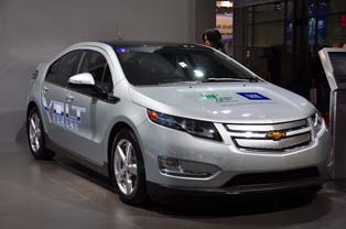GMの最大の目玉、VOLT。中国ではいよいよ2011年に輸入車として発売を予定している。現地生産プロジェクトも検討中の模様。