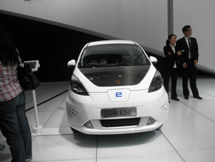 上海汽車、EVのE50を発表