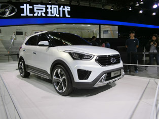 現代自は中国向け小型SUV iX25を発表