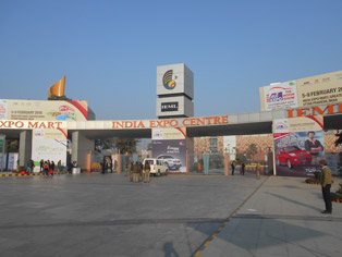 会場のIndia Expo Centre