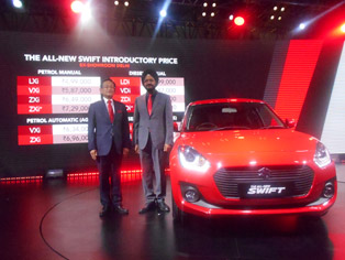 Maruti Suzuki 3代目Swiftインド初公開