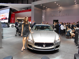 Maseratiは100周年（写真はQuattroporte）