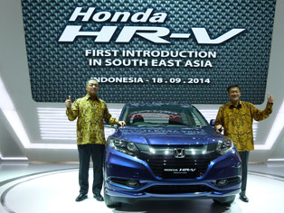 ホンダHR-V（日本名：ヴェゼル）をインドネシア初公開、東南アジア初投入となる