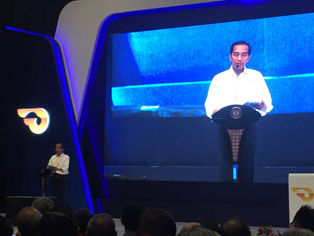 Joko Widodo大統領が開会スピーチ