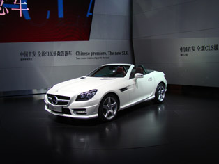M-Benz、SLKクラスのコンバーチブル仕様車をチャイナプレミア発表