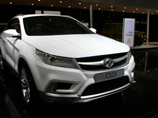 北京汽車、SUVのコンセプトカーC51Xを発表