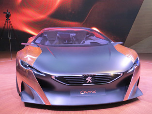 Peugeot、アジアプレミア車としてコンセプトカーONYXを発表