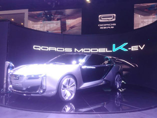 観致汽車、Qoros Model K-EVをワールドプレミア