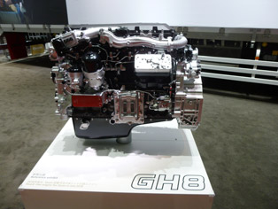 UDトラックス：8ℓ級のGH8エンジン、2018年からQuonに搭載予定